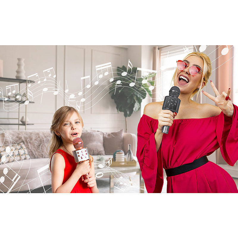 Forever Bluetooth microphone with speaker BMS-300 Lite pink - Billede 4
