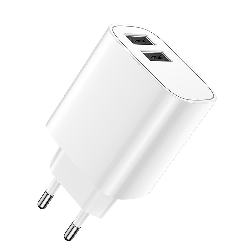 Forever wall charger 2xUSB 2,4A LS-03 white