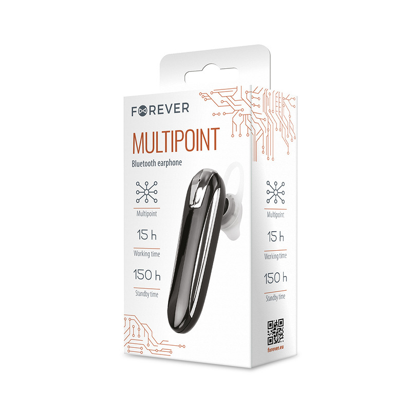 Forever bluetooth earphone FBE-01 black - Billede 2