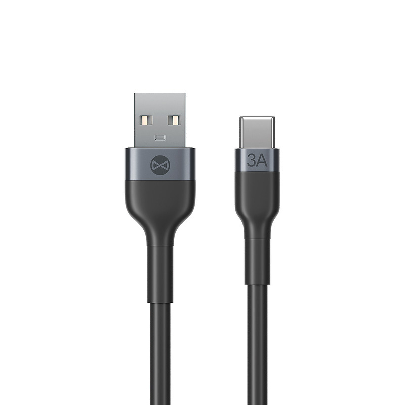Forever Flexible cable USB - USB-C 1,0 m 3A black - Billede 2