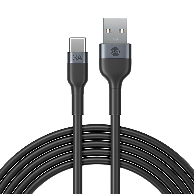 Forever Flexible cable USB - USB-C 1,0 m 3A black - Billede 3