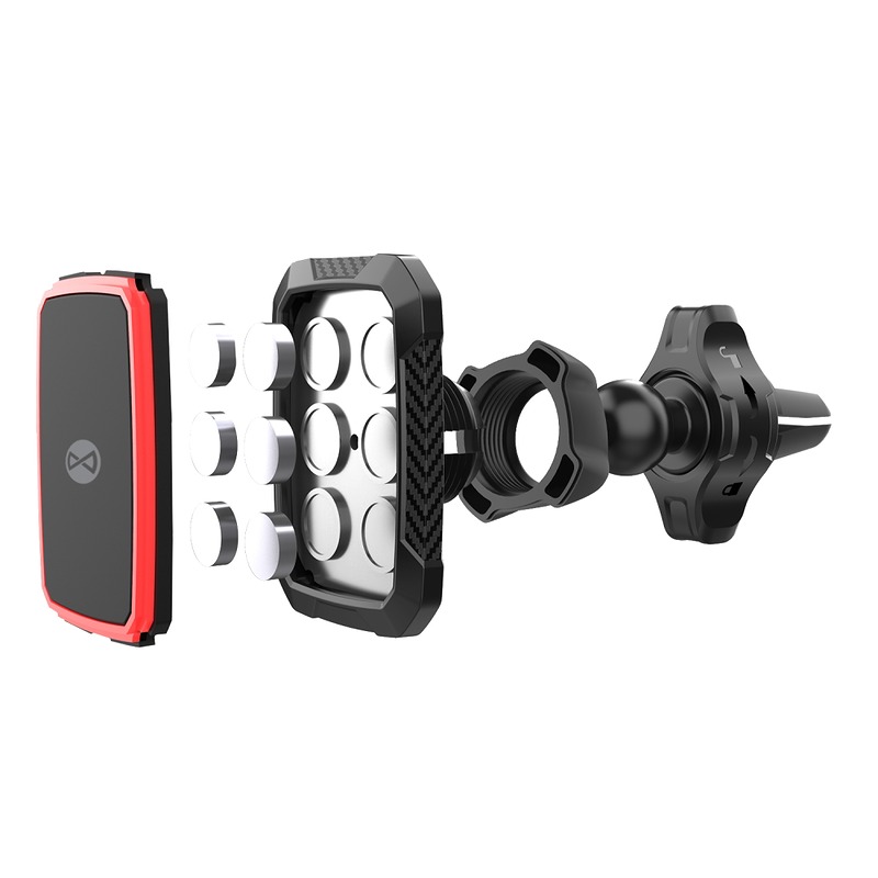Forever car holder for air vent MH-260 magnetic black - Billede 3