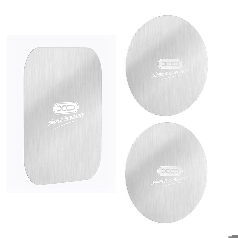 XO Y2 a set of stickers for the magnetic holder silver plates 3pcs