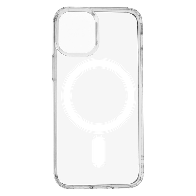 Anti Shock 1,5 mm Mag case for iPhone 12 Mini 5,4" transparent big hole - Billede 2