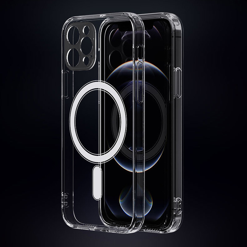 Anti Shock 1,5 mm Mag case for iPhone 14 Pro Max 6,7" transparent camera protection - Billede 4