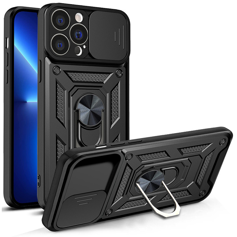 Defender Slide case for iPhone 13 Pro Max 6,7" black