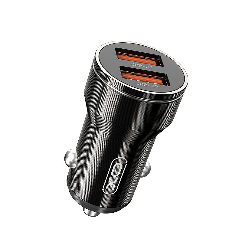 XO car charger CC48 2x USB 2,4A black