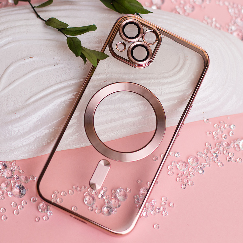 Color Chrome Mag case for iPhone 14 6,1" rose gold - Billede 4