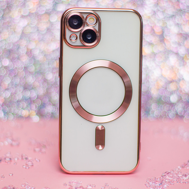 Color Chrome Mag case for iPhone 14 6,1" rose gold - Billede 5