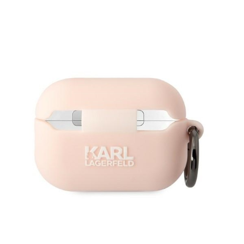 Karl Lagerfeld case for Airpods Pro 2 KLAP2RUNCHP pink 3D Silicone NFT Karl - Billede 2