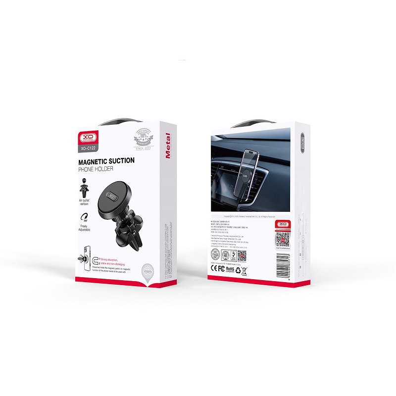 XO car holder C122 magnet black for air outlet - Billede 2