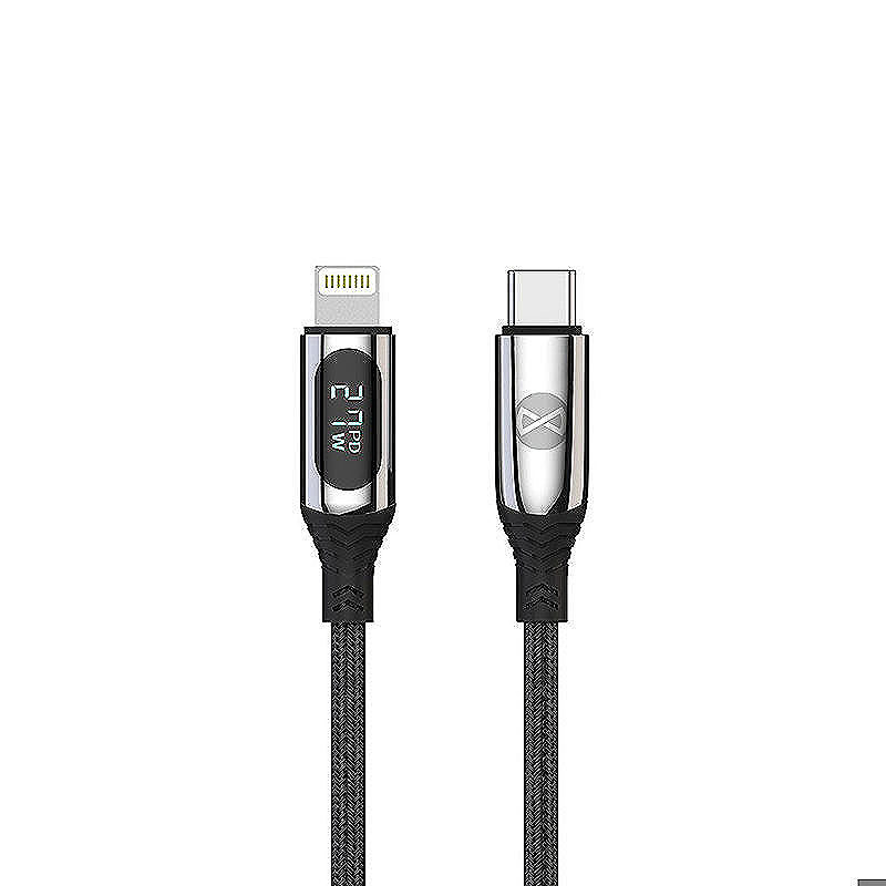 Forever LCD cable USB-C - Lightning 1,0 m 27W black