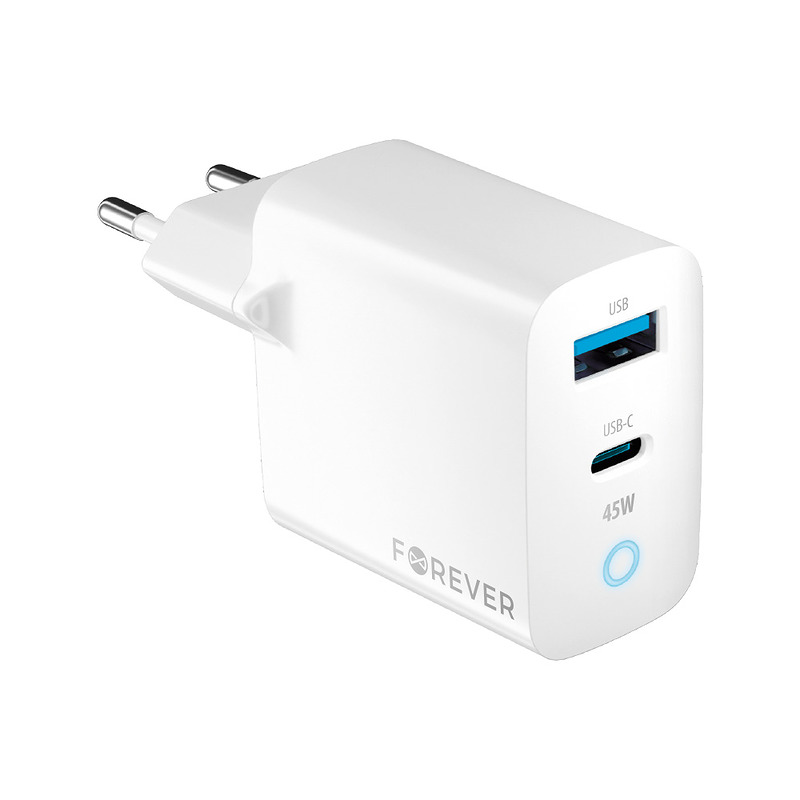 Forever oplader 220V 45W GaN PD Q