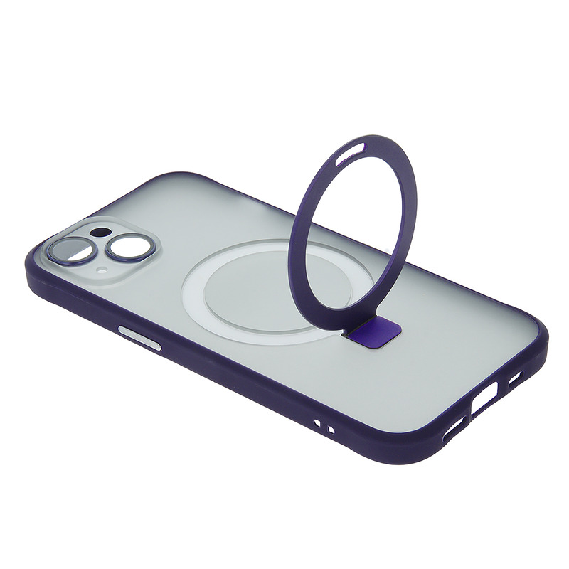 Mag Ring case for iPhone 13 6,1" purple - Billede 4