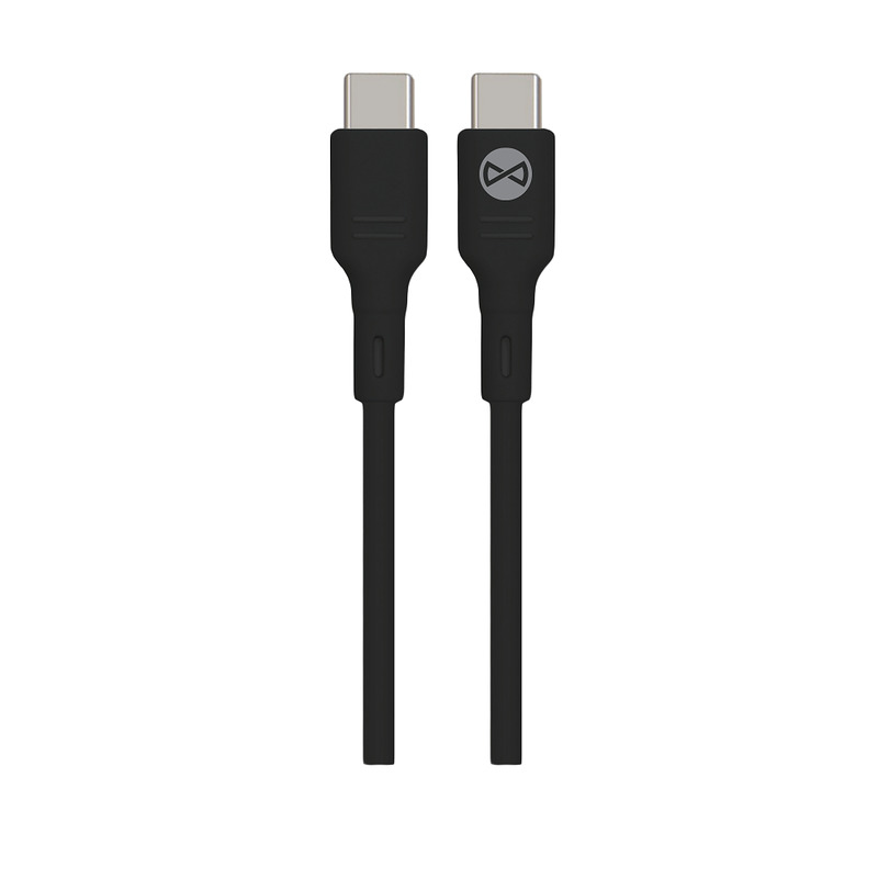 Forever CC-06 PD QC car charger 1x USB-C 1x USB 20W black + USB-C - USB-C cable 60W - Billede 5