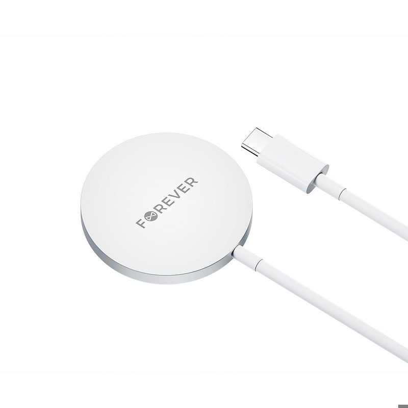 Forever MAWC-100 magnetic wireless charger 15W gray