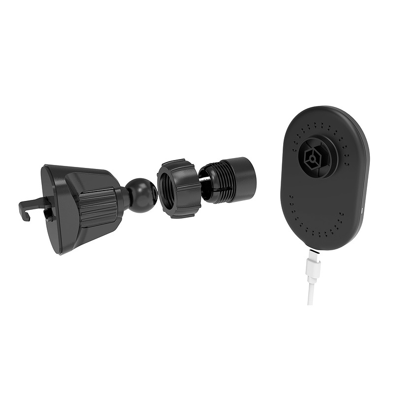 Forever MS magnetic car holder for air vent US-K-MS with wireless charger - Billede 4