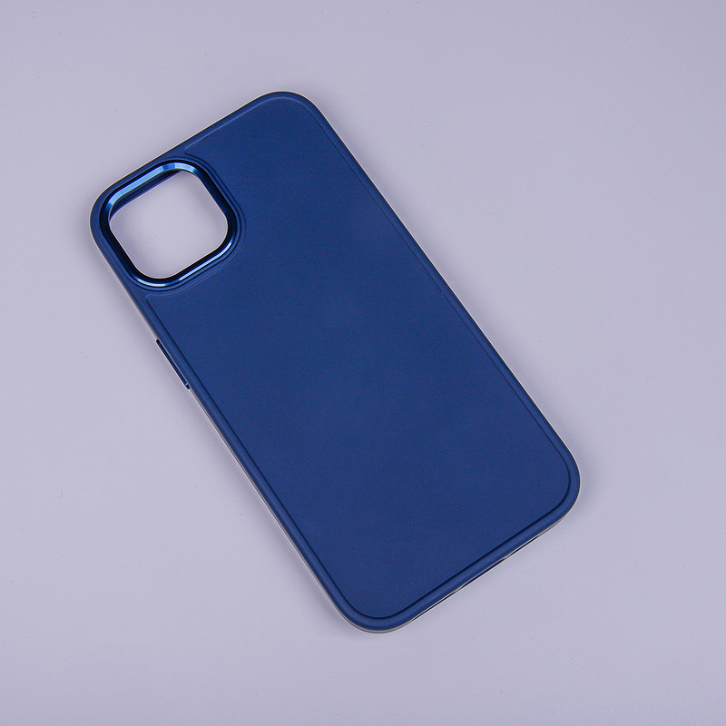 Satin case for iPhone 15 Pro Max 6,7" dark blue - Billede 4