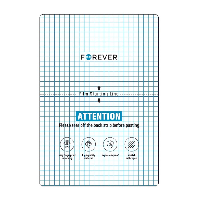 Forever set film anticrash for tablets for a cutting machine 20 pcs 22,5 x 32,5 cm