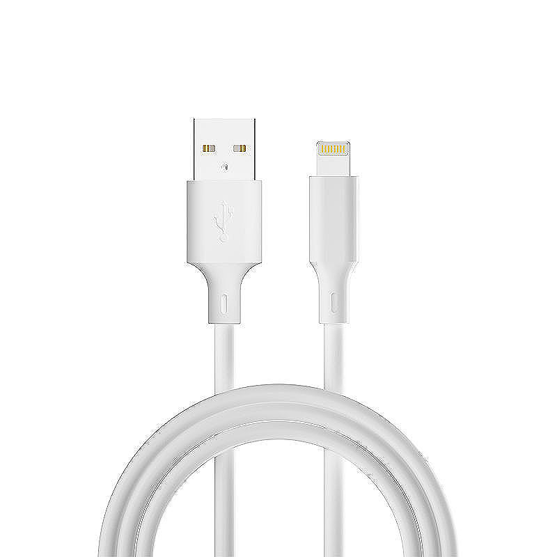 Forever recycling cable USB-A - Lightning 1,5m 2,4A HDKR12-AL-00 white - Billede 2