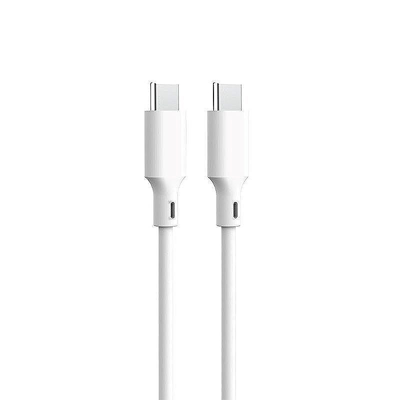 Forever recycling cable USB-C - USB-C 1,5m  3A KR15-CC-00 white