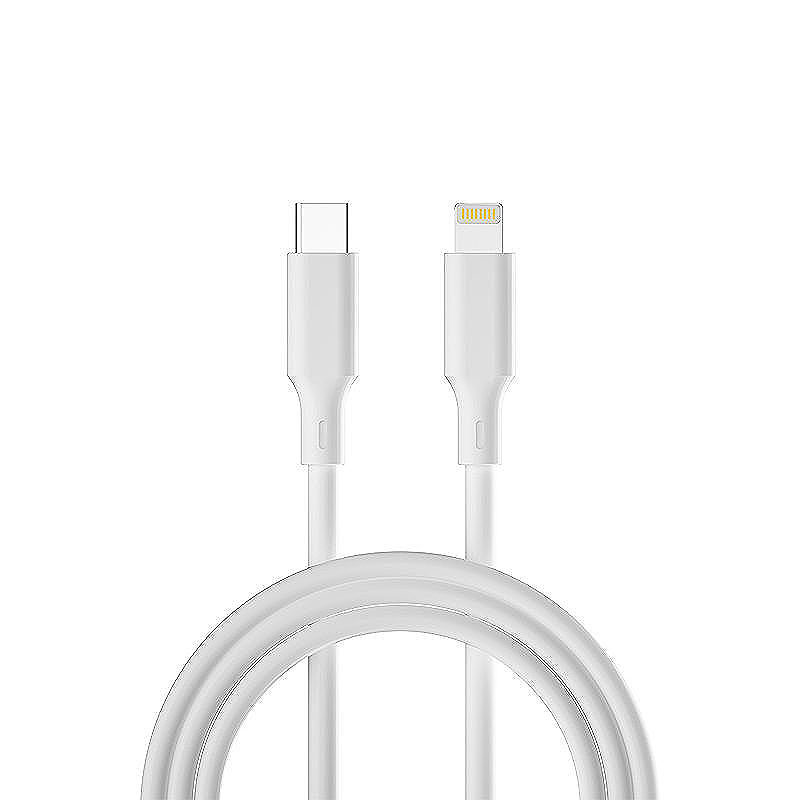 Forever recycling cable USB-C - Lightning 1,5m 3A KR12-CL-00 white - Billede 2