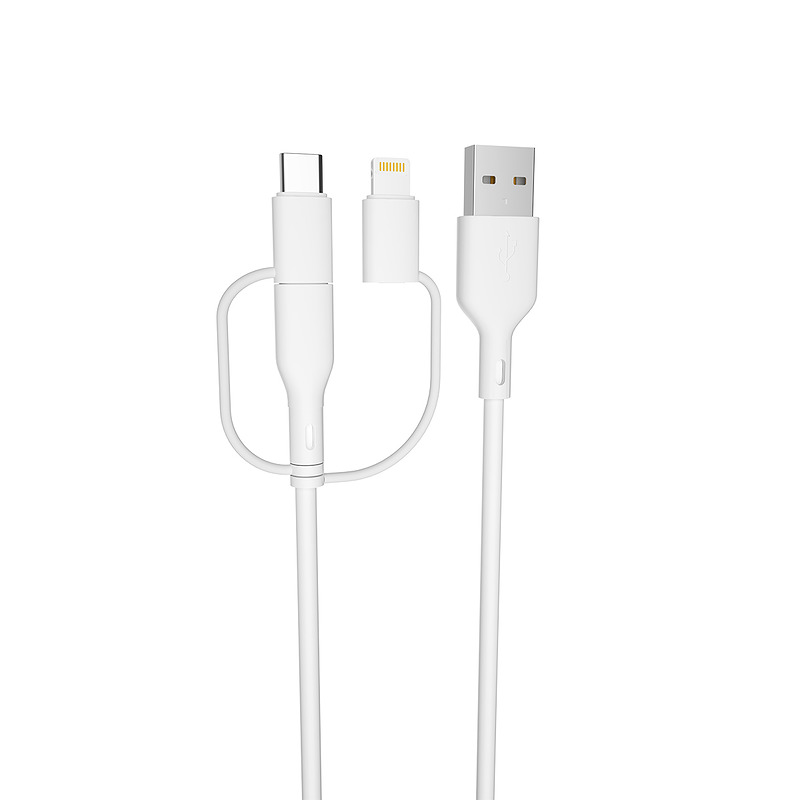 Forever recycling-kabel 3i1 1,5m 2.4A - Billede 2