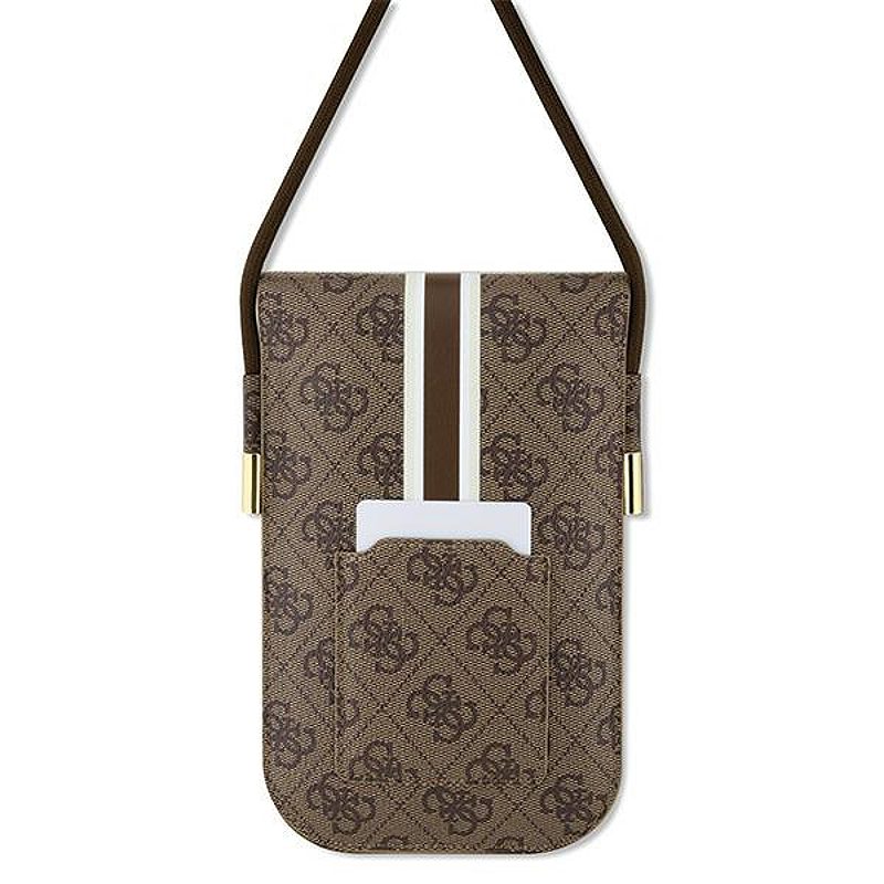 Guess bag for phone GUOWBP4RPSW brown Wallet 4G Stripes - Billede 2