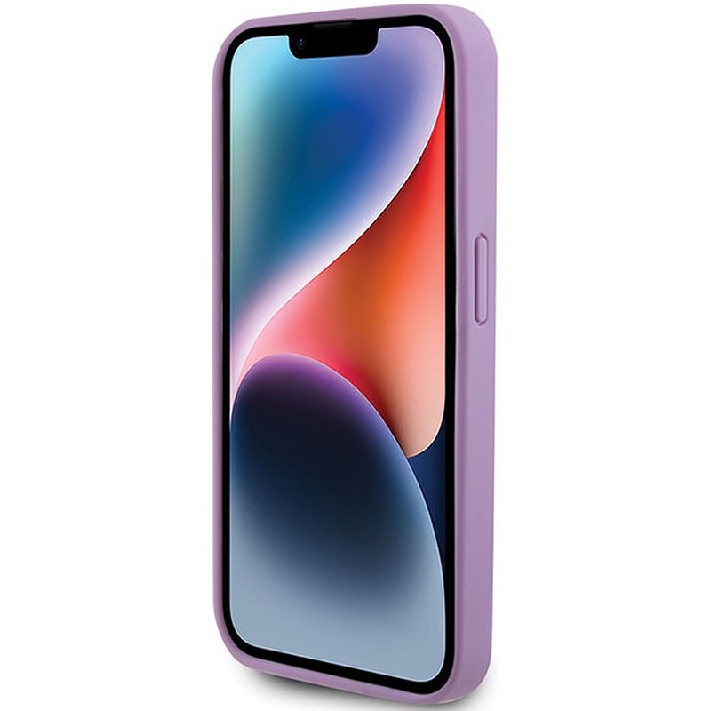 Guess case for iPhone 15 Pro 6,1" GUHCP15LP4EPMU light purple HC PU Quilted 4G Classic - Billede 5