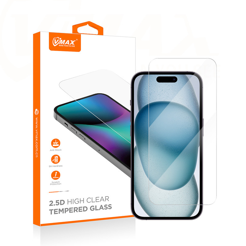 Vmax tempered glass 2,5D Normal Clear Glass for iPhone 7 / 8 Plus - Billede 3