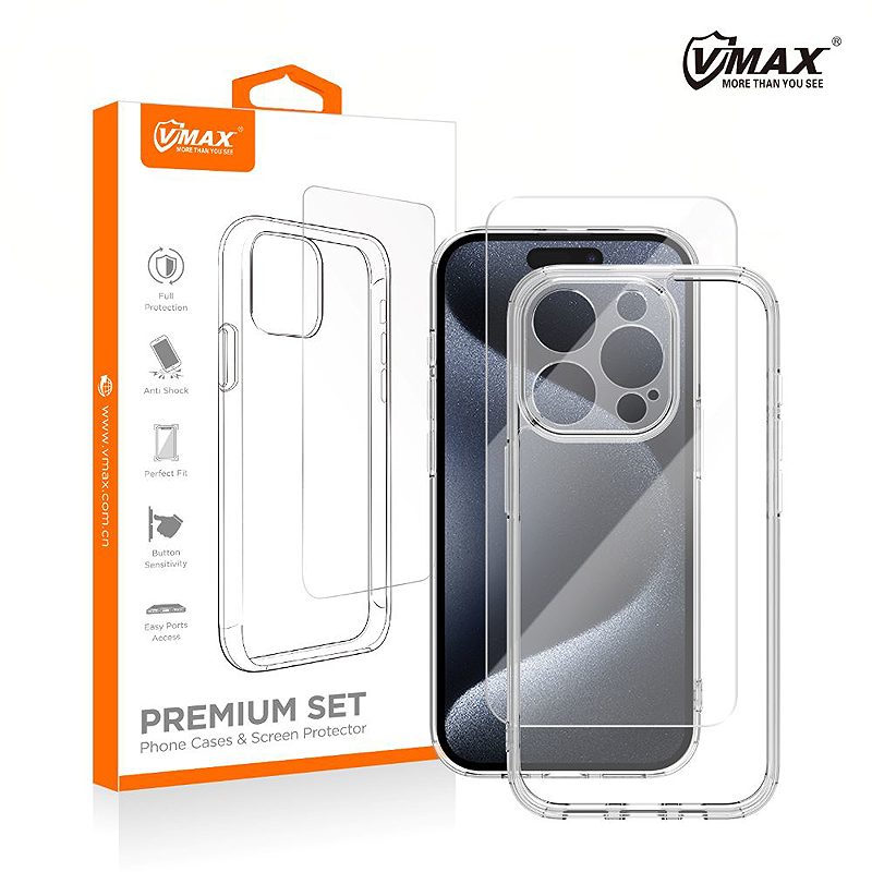 Vmax set case + glass 2,5D premium for Samsung Galaxy A34 5G - Billede 2