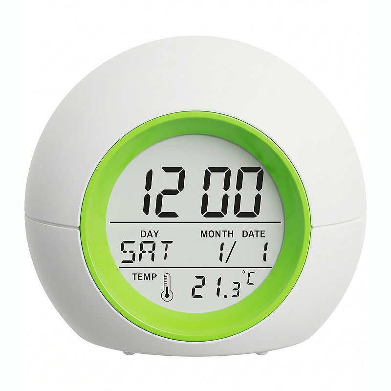 Setty alarm clock with LED light green