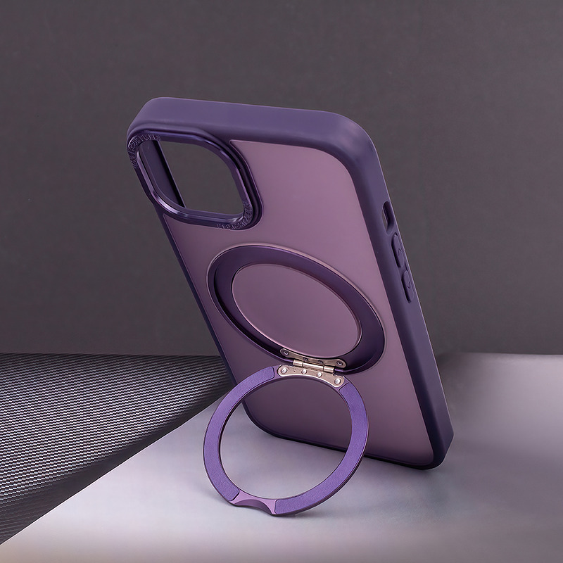 Mag Ring Rotating case for iPhone 12 / 12 Pro 6,1" purple - Billede 4