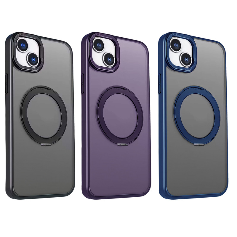 Mag Ring Rotating case for iPhone 11 navy blue - Billede 3