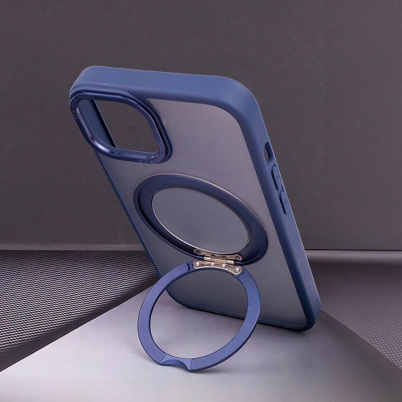 Mag Ring Rotating case for iPhone 11 navy blue - Billede 4