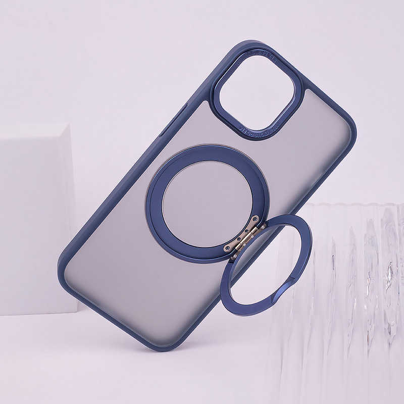 Mag Ring Rotating case for iPhone 11 navy blue - Billede 5