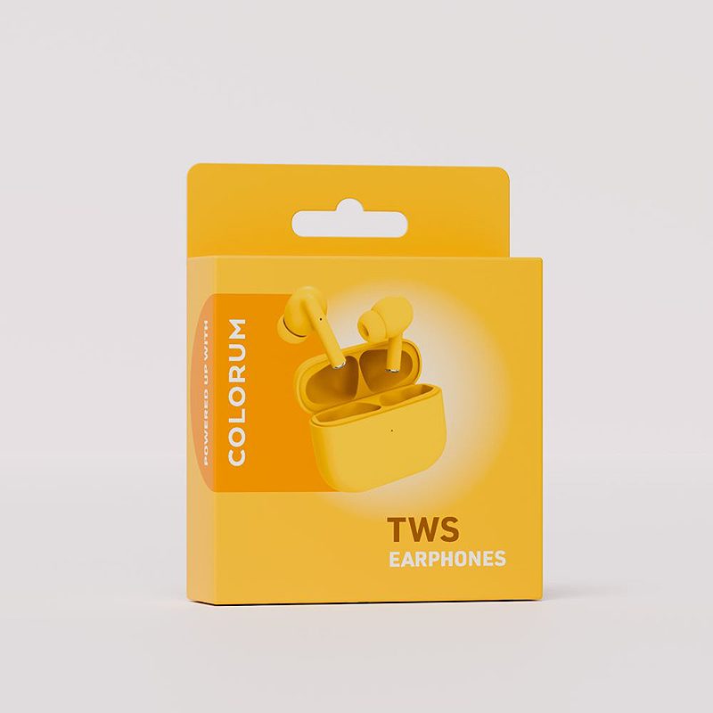 COLORUM TWS Bluetooth earphones CTWS-05 xYellow - Billede 3