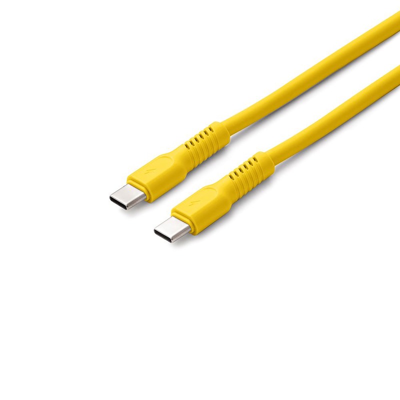 COLORUM cable USB-C - USB-C 1,8m 3A CK60-CC-05 xYellow - Billede 2