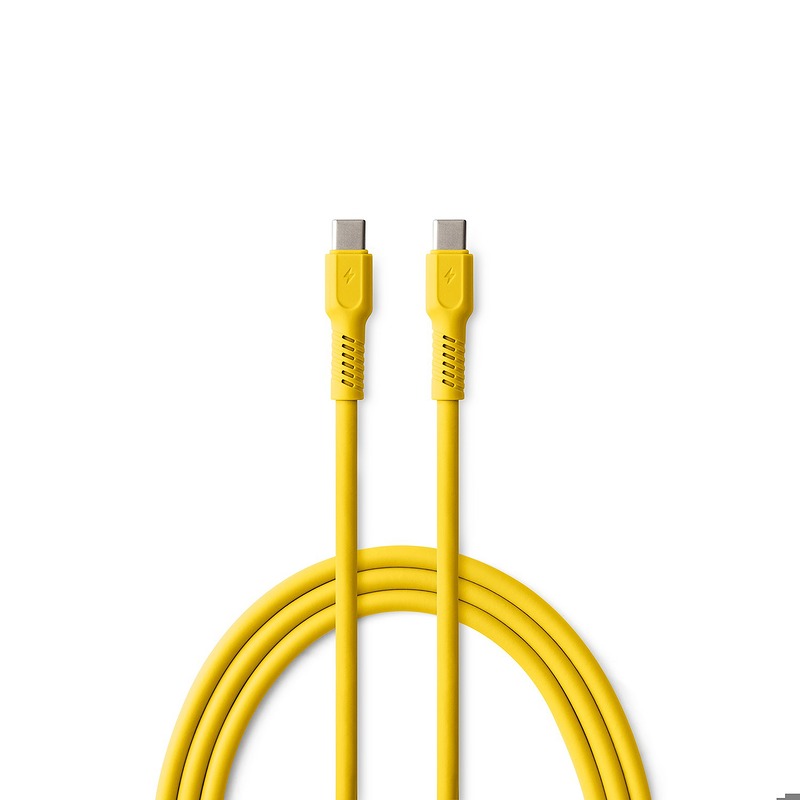 COLORUM cable USB-C - USB-C 1,8m 3A CK60-CC-05 xYellow - Billede 4
