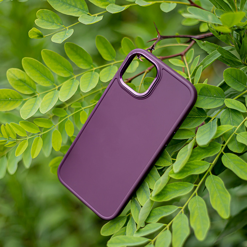 Satin case for Xiaomi Redmi 13C 4G / 13C 5G / Poco C65 burgundy - Billede 5