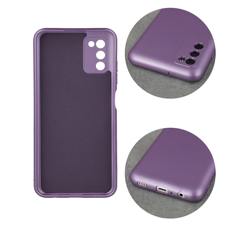 Metallic case for Samsung Galaxy A15 4G / A15 5G violet - Billede 3