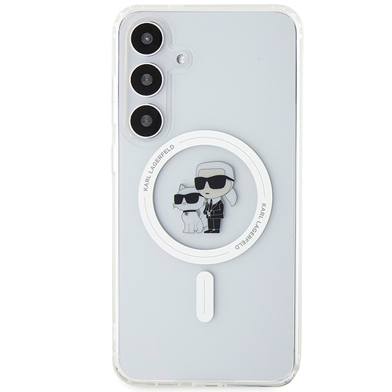 Karl Lagerfeld case for Samsung Galaxy S24 KLHMS24SHGKCNOT transparent HC MAGSAFE IML KC - Billede 3