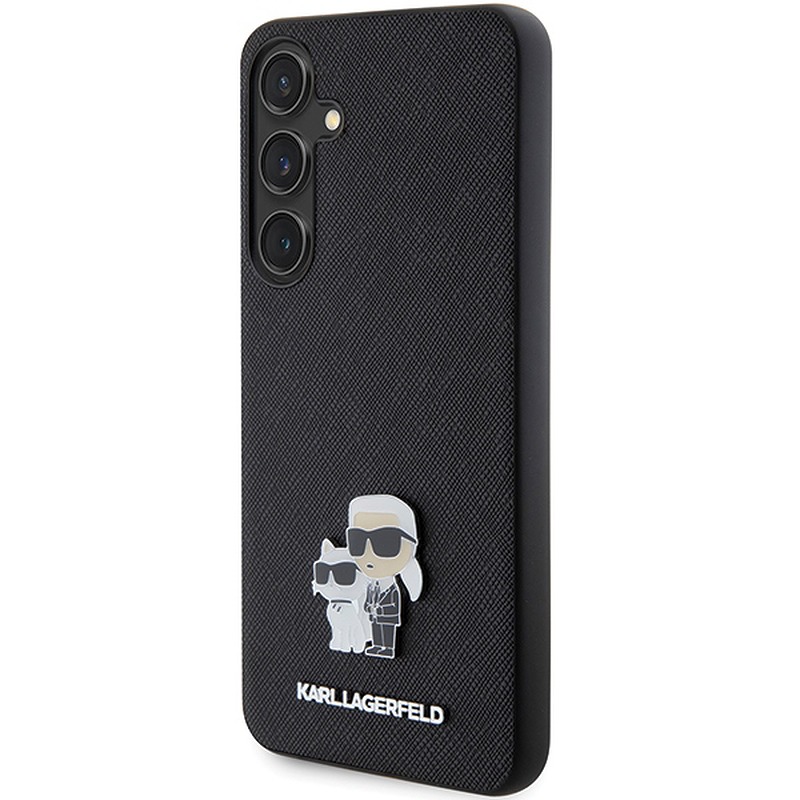 Karl Lagerfeld case for Samsung Galaxy S24 Plus KLHCS24MPSAKCMPK black HC SAFFIANO KC PIN - Billede 2