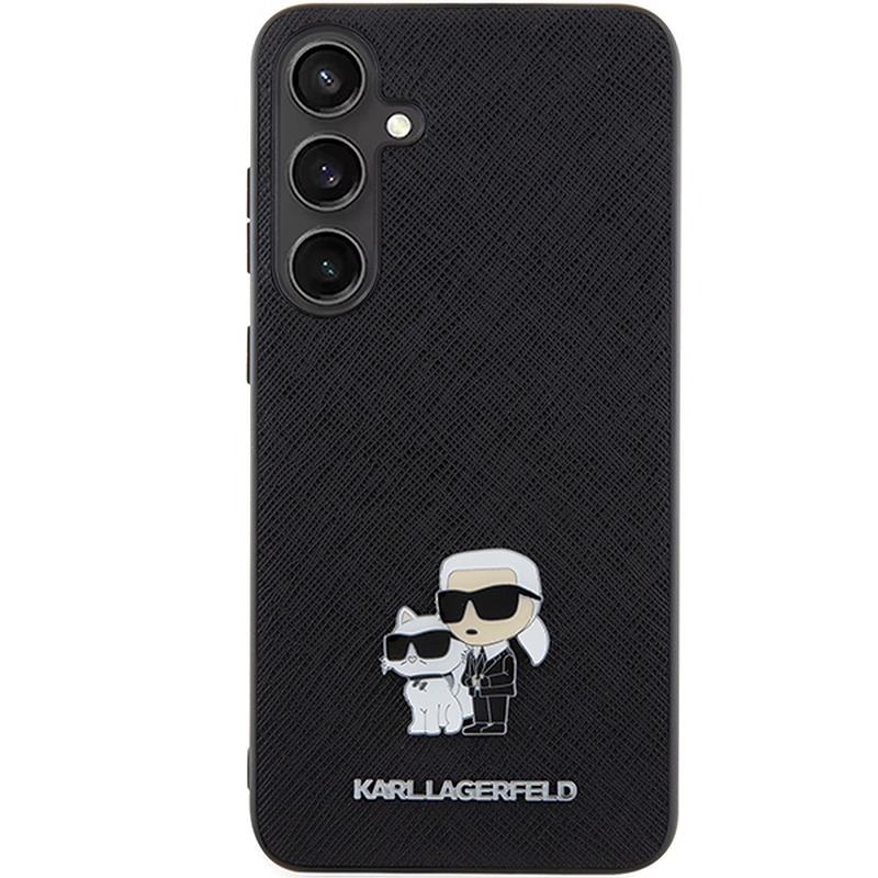 Karl Lagerfeld case for Samsung Galaxy S24 Plus KLHCS24MPSAKCMPK black HC SAFFIANO KC PIN - Billede 3