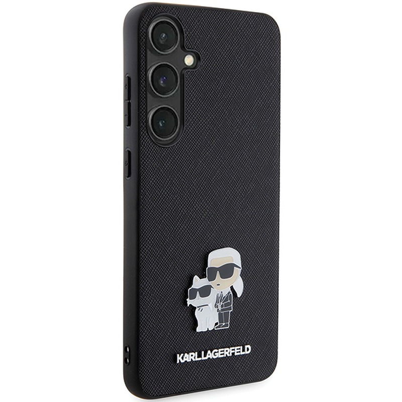 Karl Lagerfeld case for Samsung Galaxy S24 Plus KLHCS24MPSAKCMPK black HC SAFFIANO KC PIN - Billede 4