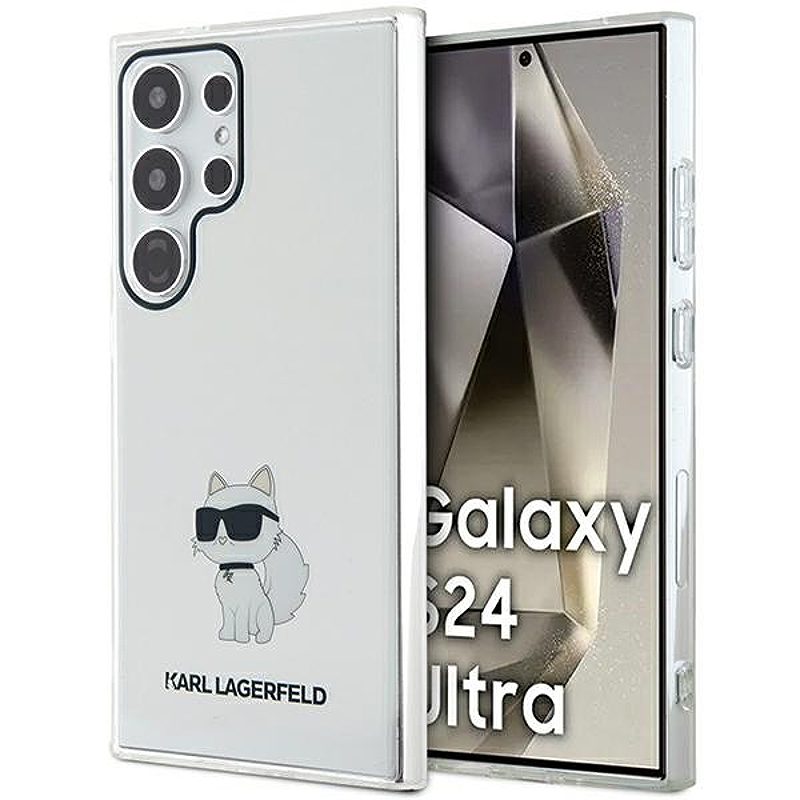 Karl Lagerfeld case for Samsung Galaxy S24 Ultra KLHCS24LHNCHTCT transparent HC IML NFT CHOUPETTE