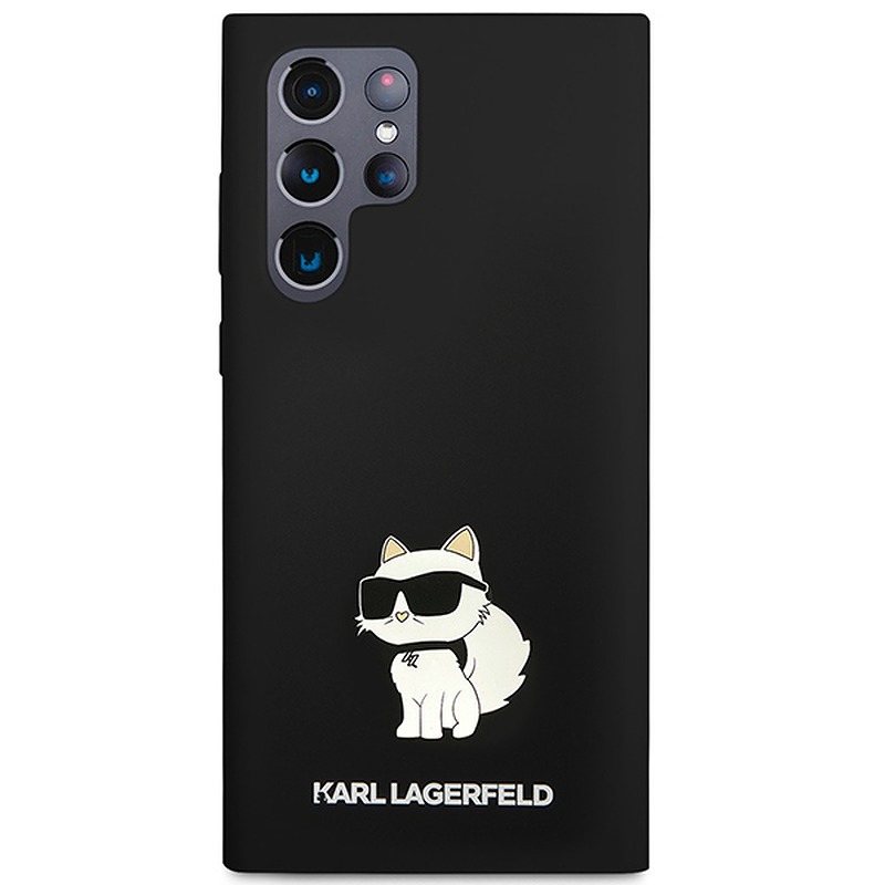 Karl Lagerfeld case for Samsung Galaxy S24 Ultra KLHCS24LSNCHBCK black HC SILICONE NFT CHOUPETTE - Billede 3