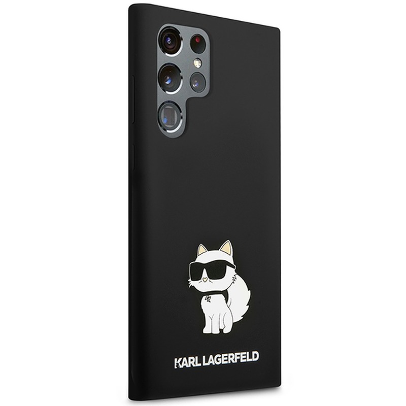 Karl Lagerfeld case for Samsung Galaxy S24 Ultra KLHCS24LSNCHBCK black HC SILICONE NFT CHOUPETTE - Billede 4