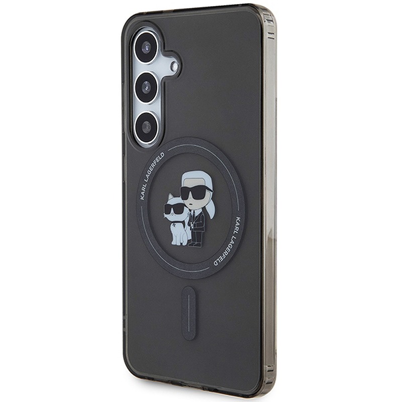 Karl Lagerfeld case for Samsung Galaxy S24 KLHMS24SHGKCNOK black HC MAGSAFE IML C - Billede 2
