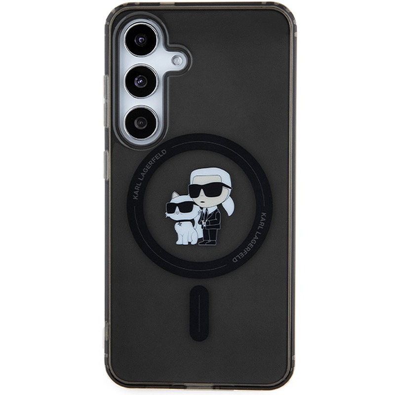 Karl Lagerfeld case for Samsung Galaxy S24 KLHMS24SHGKCNOK black HC MAGSAFE IML C - Billede 3